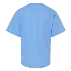 M&O 4850 Youth Gold Soft Touch T-Shirt - Carolina Blue
