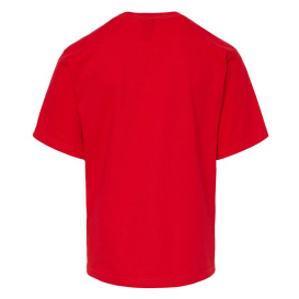 M&O 4850 Youth Gold Soft Touch T-Shirt - Deep Red