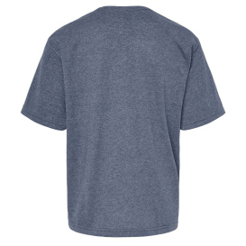 M&O 4850 Youth Gold Soft Touch T-Shirt - Heather Navy