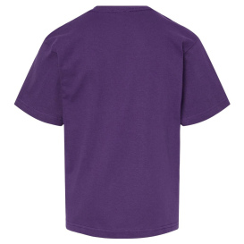 M&O 4850 Youth Gold Soft Touch T-Shirt - Purple