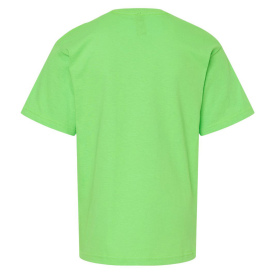 M&O 4850 Youth Gold Soft Touch T-Shirt - Vivid Lime