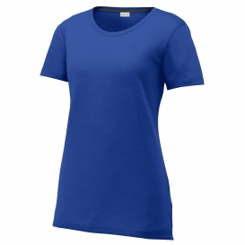 Sport-Tek LST450 Ladies PosiCharge Competitor Cotton Touch Tee - True Royal