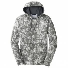 Sport-Tek ST230 Sport-Wick Mineral Freeze Fleece Hooded Pullover - Dark Smoke Grey