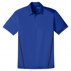 Sport-Tek ST620 Contrast PosiCharge Tough Polo -True Royal/Black