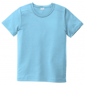 Sport-Tek YST420 Youth Posi-UV Pro Tee - Light Blue