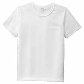 Sport-Tek YST420 Youth Posi-UV Pro Tee - White