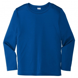 Sport-Tek YST420LS Youth Posi-UV Pro Long Sleeve Tee - True Royal