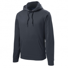 Sport-Tek ST290 Repel Hooded Pullover - Graphite Grey