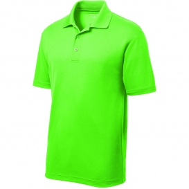 lime green polo shirt