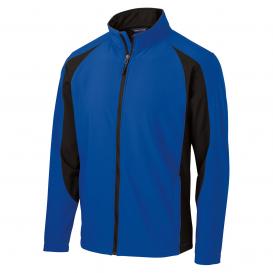 Sport-Tek ST970 Colorblock Soft Shell Jacket - True Royal/Black