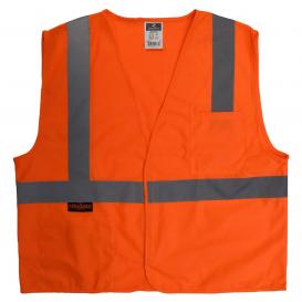 Radians SV2OS Type R Class 2 Economy Solid Safety Vest - Orange