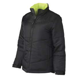 Tough Duck SJ461 Type R Class 3 Women\'s Poly Oxford 5-in-1 Safety Jacket - Yellow/Lime