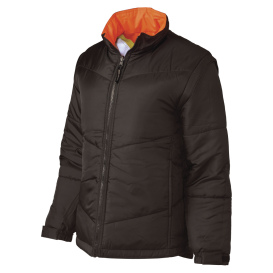Tough Duck SJ461 Type R Class 3 Women\'s Poly Oxford 5-in-1 Safety Jacket - Orange