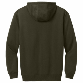 CornerStone CSF630 Tough Fleece Pullover Hoodie - Tundra Green
