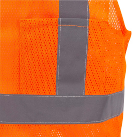 Full Source US2OM19 Type R Class 2 Mesh Safety Vest - Orange
