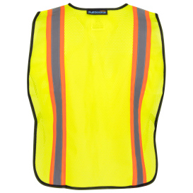 Full Source USELM2R Economy Non-ANSI Mesh Safety Vest - Yellow/Lime