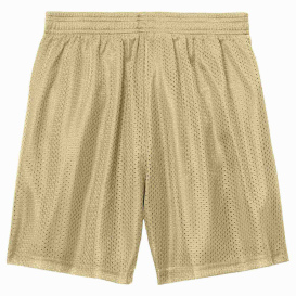 Sport-Tek YST5100 Youth PosiCharge Mesh 5" Shorts - Vegas Gold