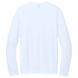 Gildan 67400 CVC Long Sleeve Tee - White