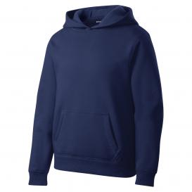 Sport-Tek YST254 Youth Pullover Hooded Sweatshirt - True Navy