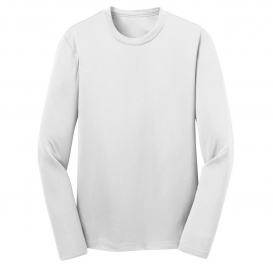 Sport-Tek YST350LS Youth Long Sleeve PosiCharge Competitor Tee - White ...