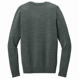 Port Authority LSW2850 Ladies Easy Care V-Neck Sweater - Charcoal Heather