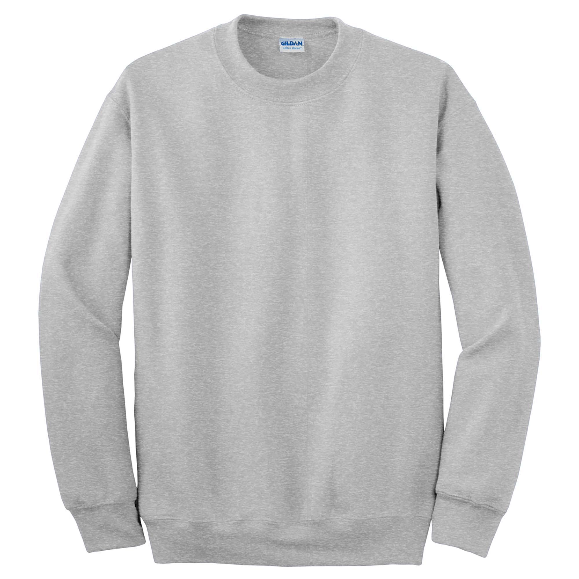 gray gildan sweatshirt