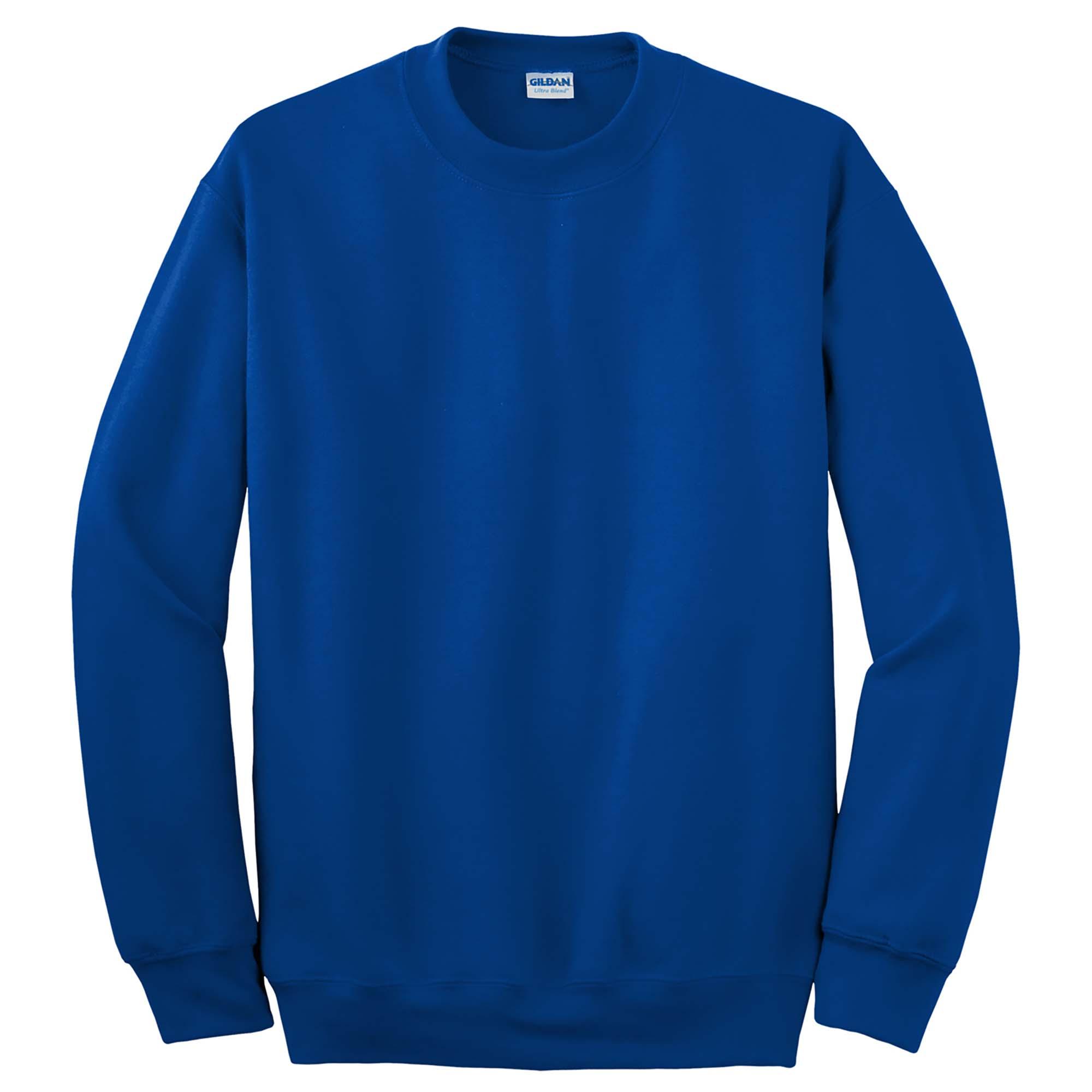 Gildan 12000 DryBlend Crewneck Sweatshirt - Royal | Full Source