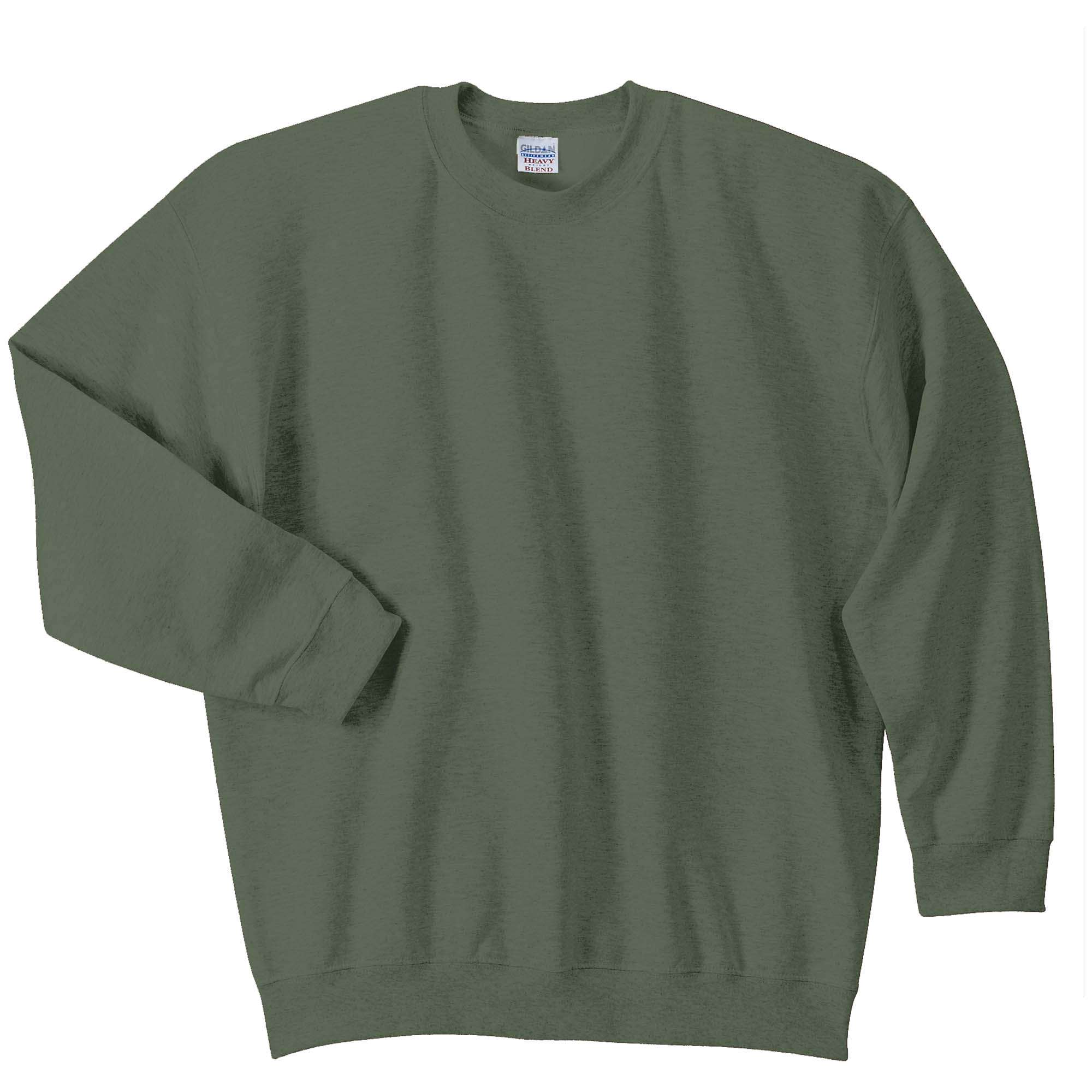 Gildan 18000 Heavy Blend Crewneck Sweatshirt - Military Green | Full Source