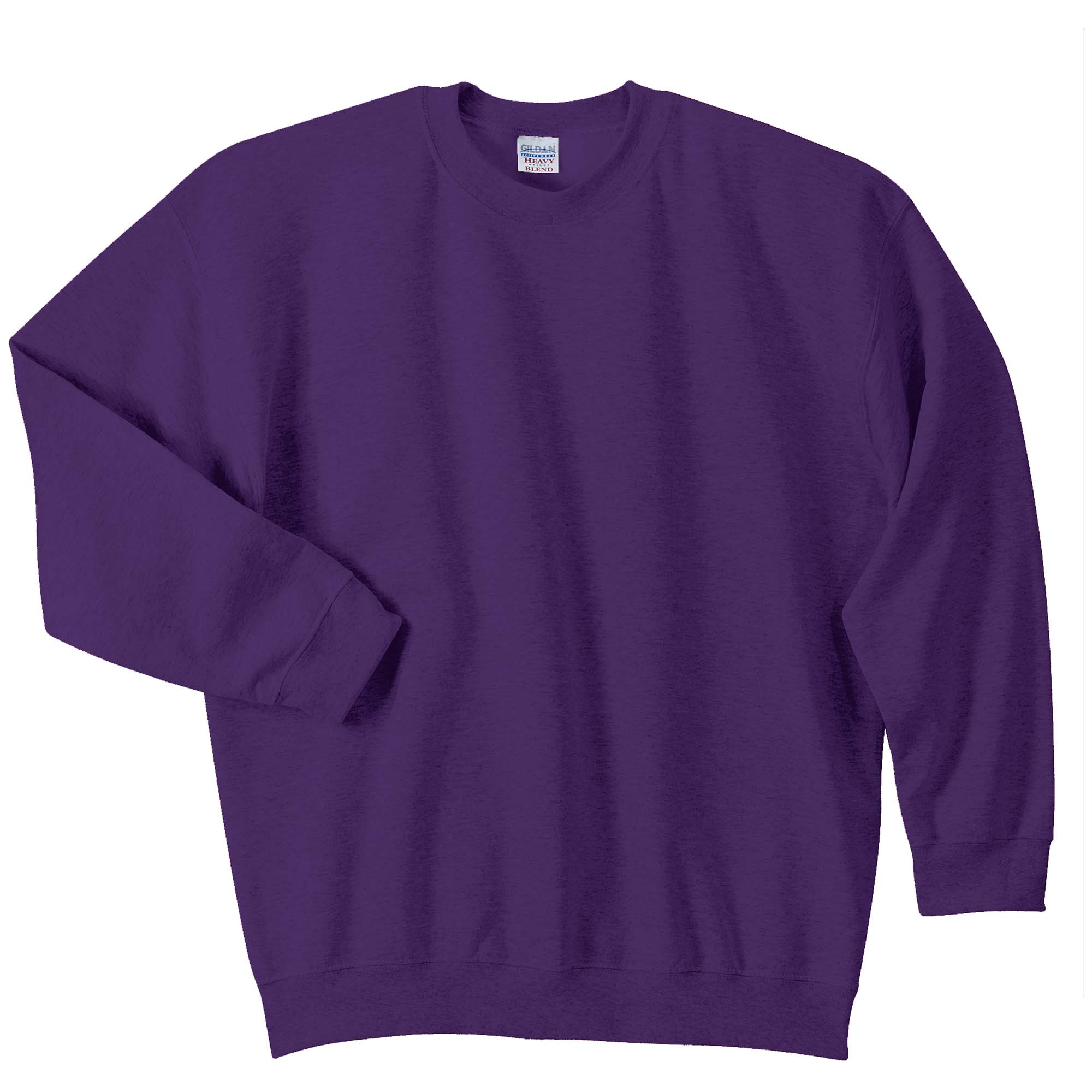 Gildan 18000 Heavy Blend Crewneck Sweatshirt - Purple | Full Source
