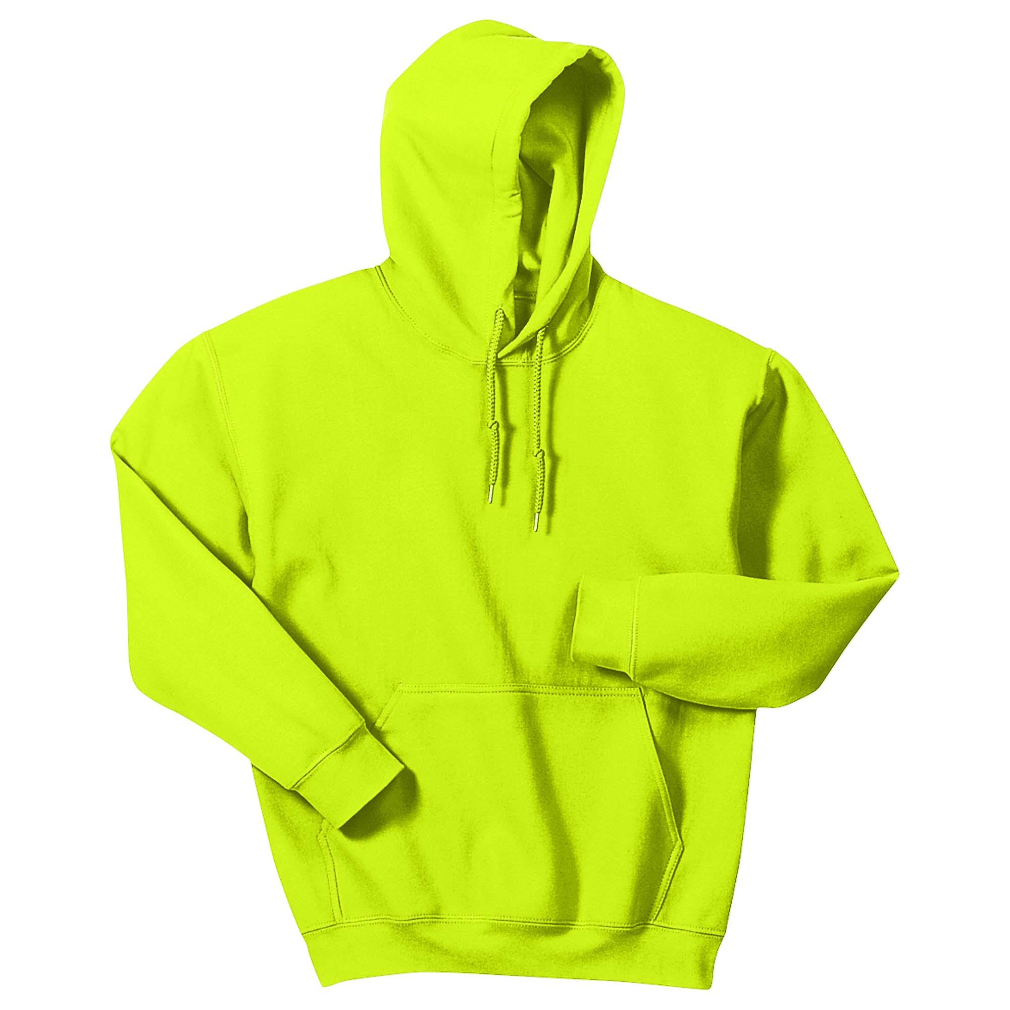 stormloop cultuur Bijbel Gildan 18500 Heavy Blend Hooded Sweatshirt - Safety Green | FullSource.com