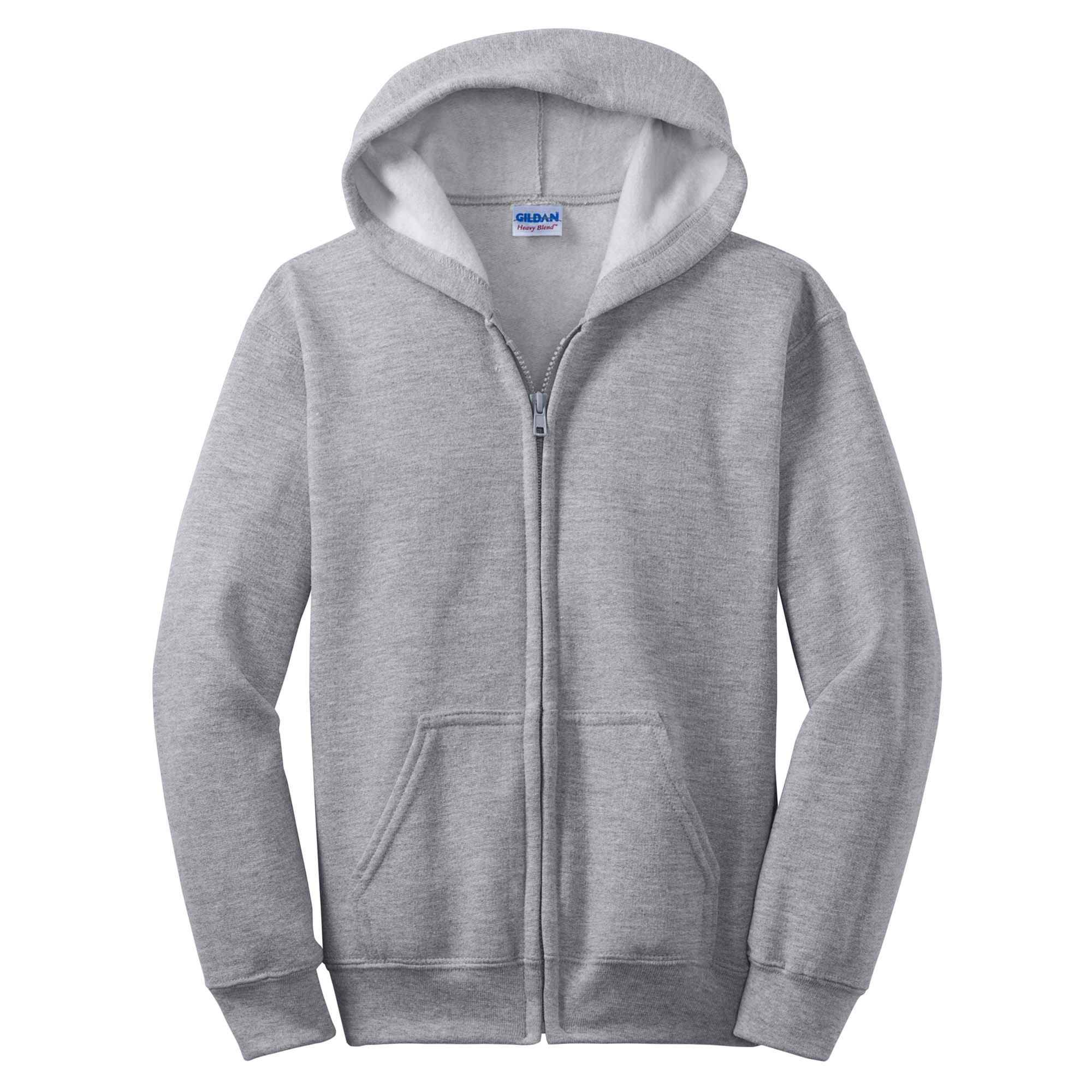 Gildan® Heavy Blend Sudadera con Cierre y Capucha Juvenil 18600B