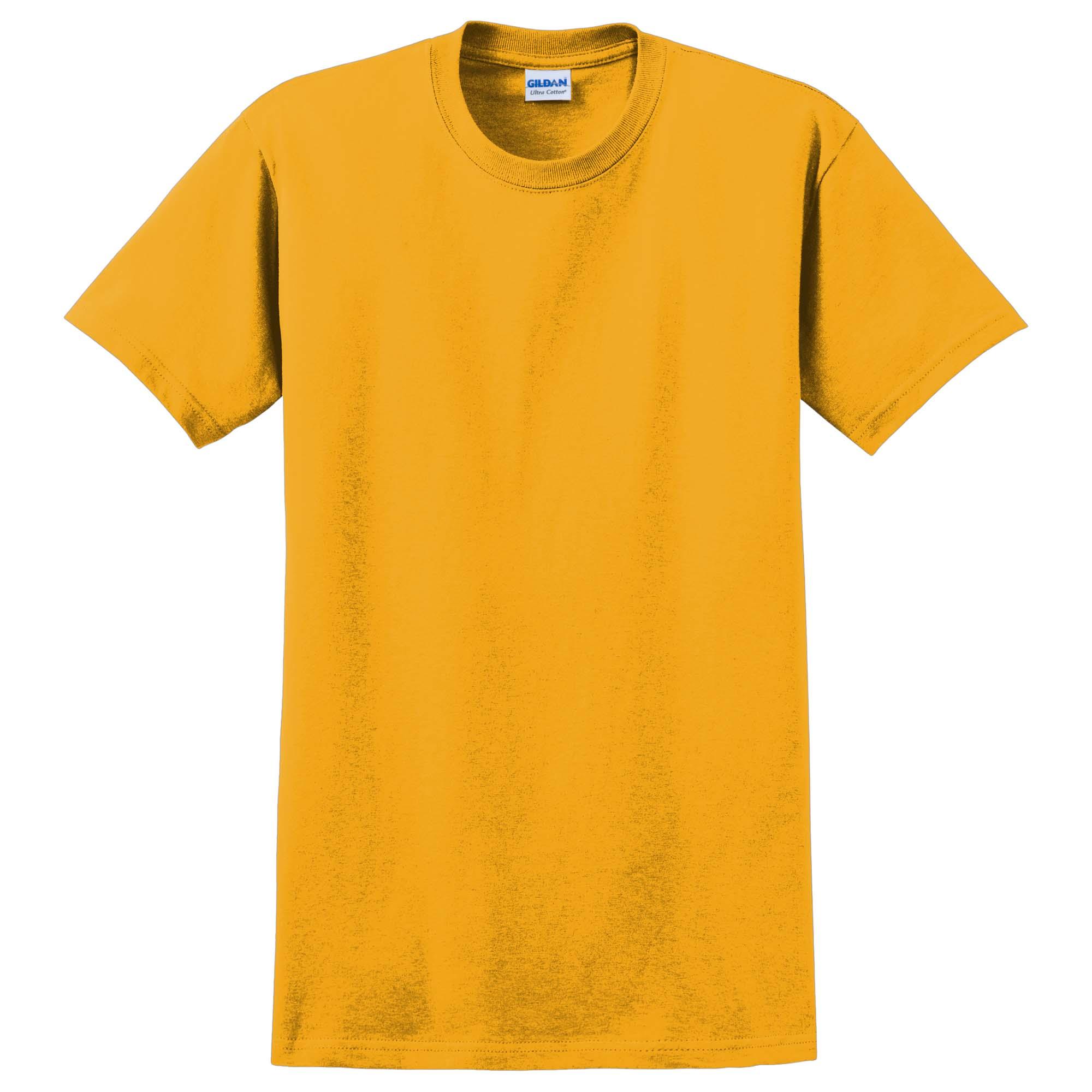 Gildan 2000 Ultra Cotton 100% US Cotton T-Shirt - Gold | Full Source