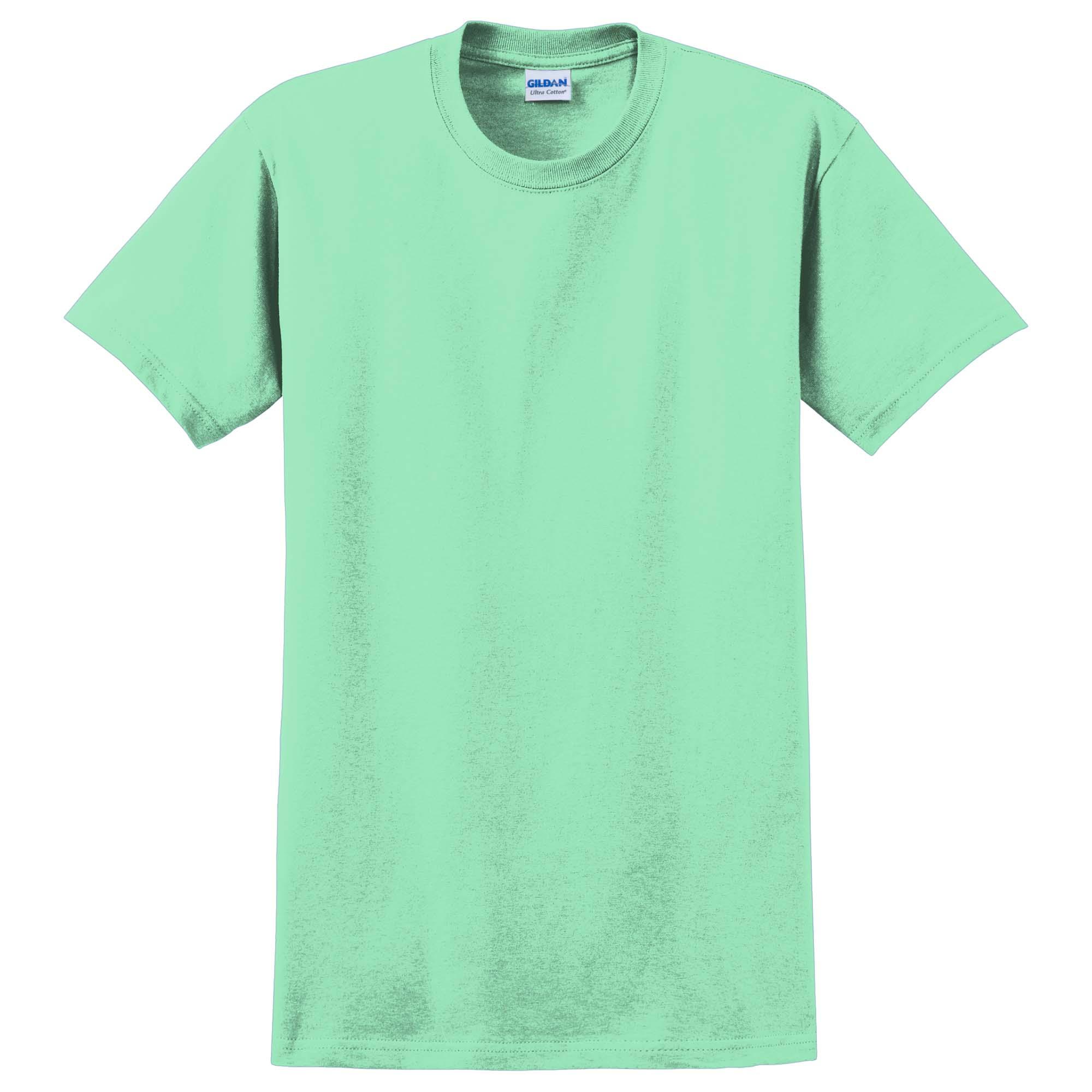 Gildan 2000 Ultra Cotton 100% US Cotton T-Shirt - Mint Green | Full Source