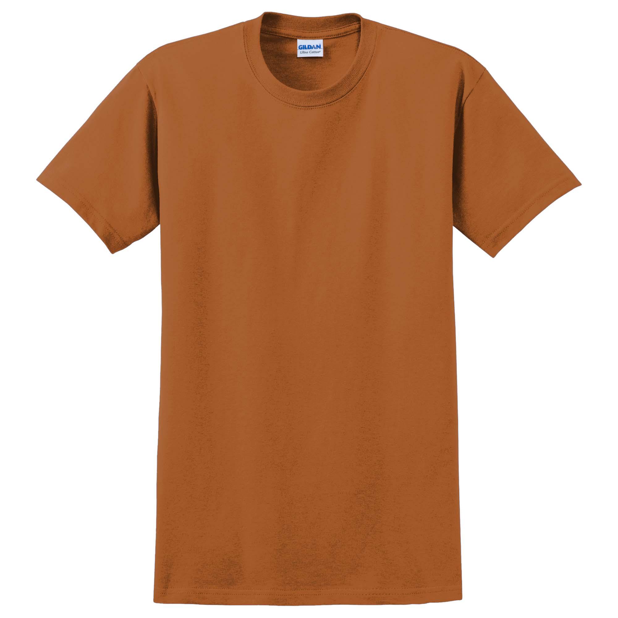 Gildan Camiseta De Algodón Ultra Para Hombre, Estilo G2000, Paquete De 2, S, Ceniza/Oro