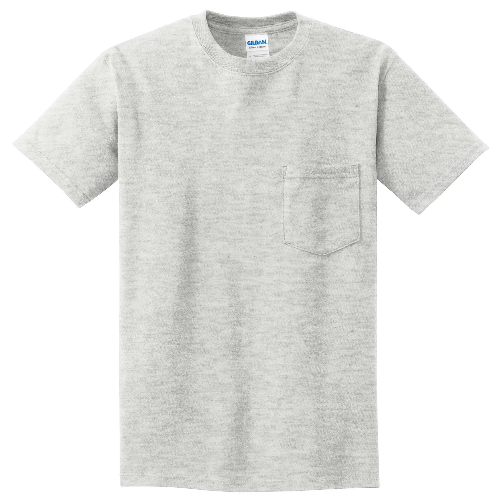 Gildan 2300 Ultra Cotton T-Shirt with Pocket - Ash | Full Source