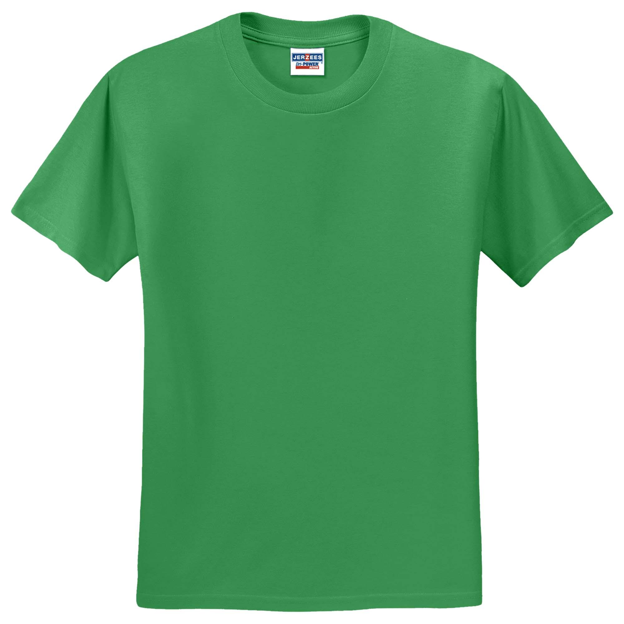 Jerzees 29m Dri-power 50 50 Cotton Poly T-shirt - Kelly 