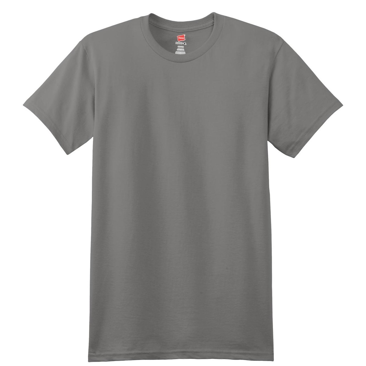 Hanes 4980 Nano-T Cotton T-Shirt - Vintage Grey | FullSource.com