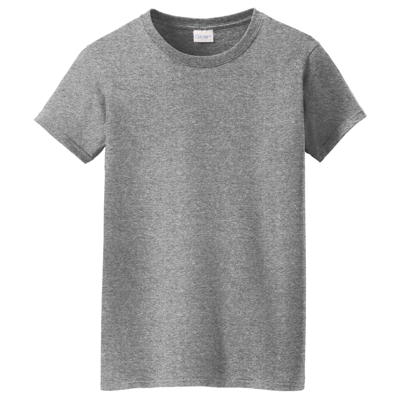 Gildan 5000l Ladies Heavy Cottonpolyester T Shirt Graphite Heather Full Source 7141