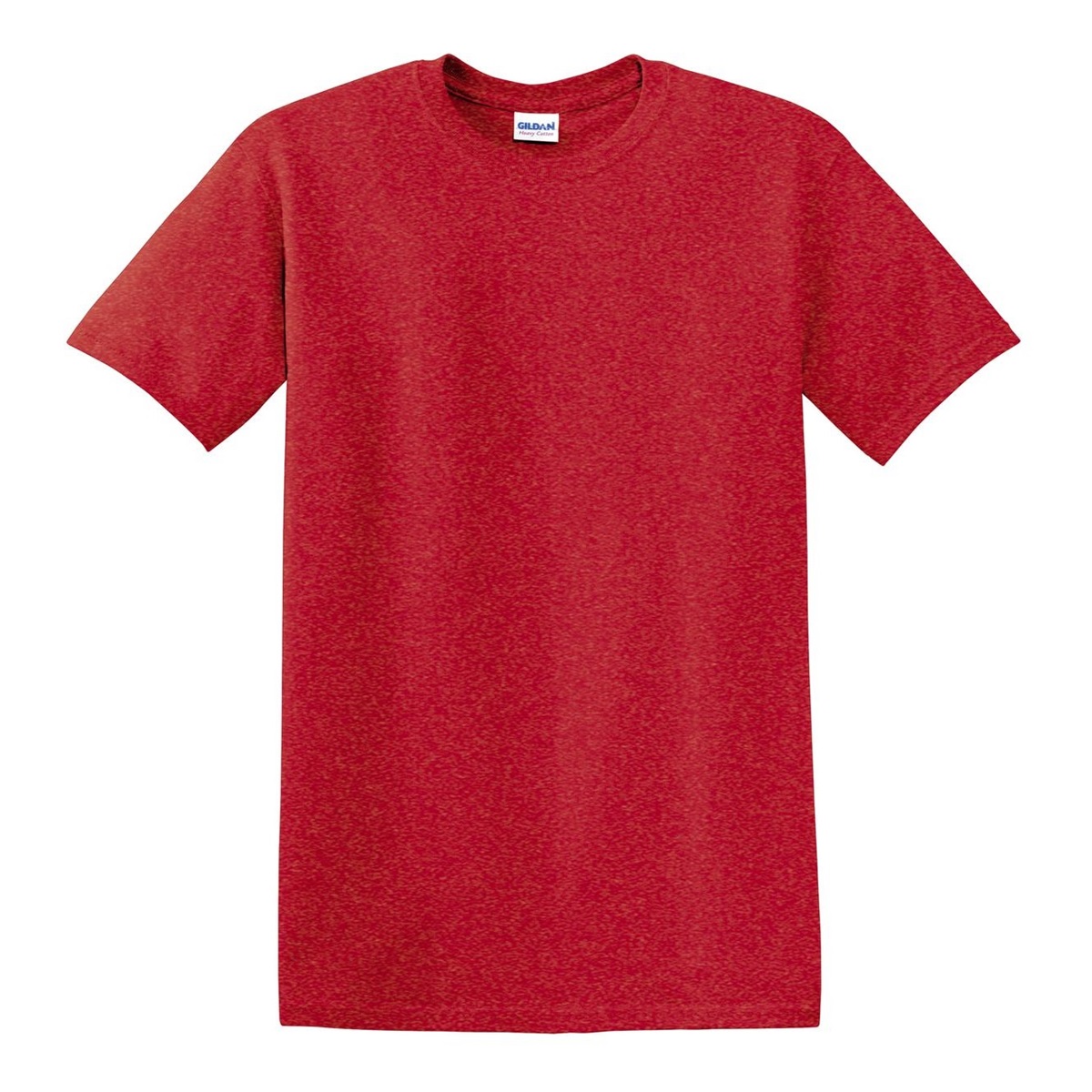 gildan heather red t shirt