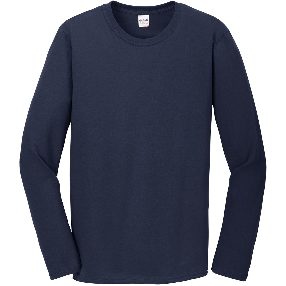 Gildan 64400 Softstyle Long Sleeve T Shirt Navy 0167