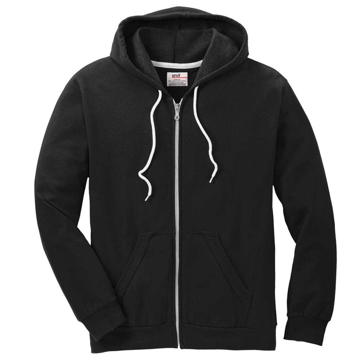 anvil zip hoodie