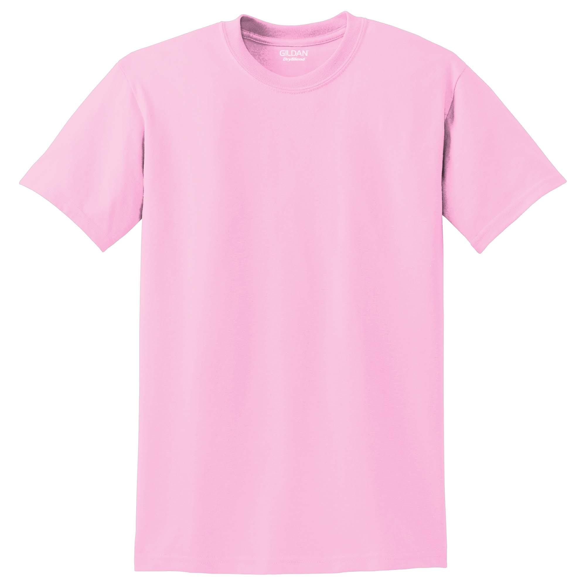 gildan light pink t shirt