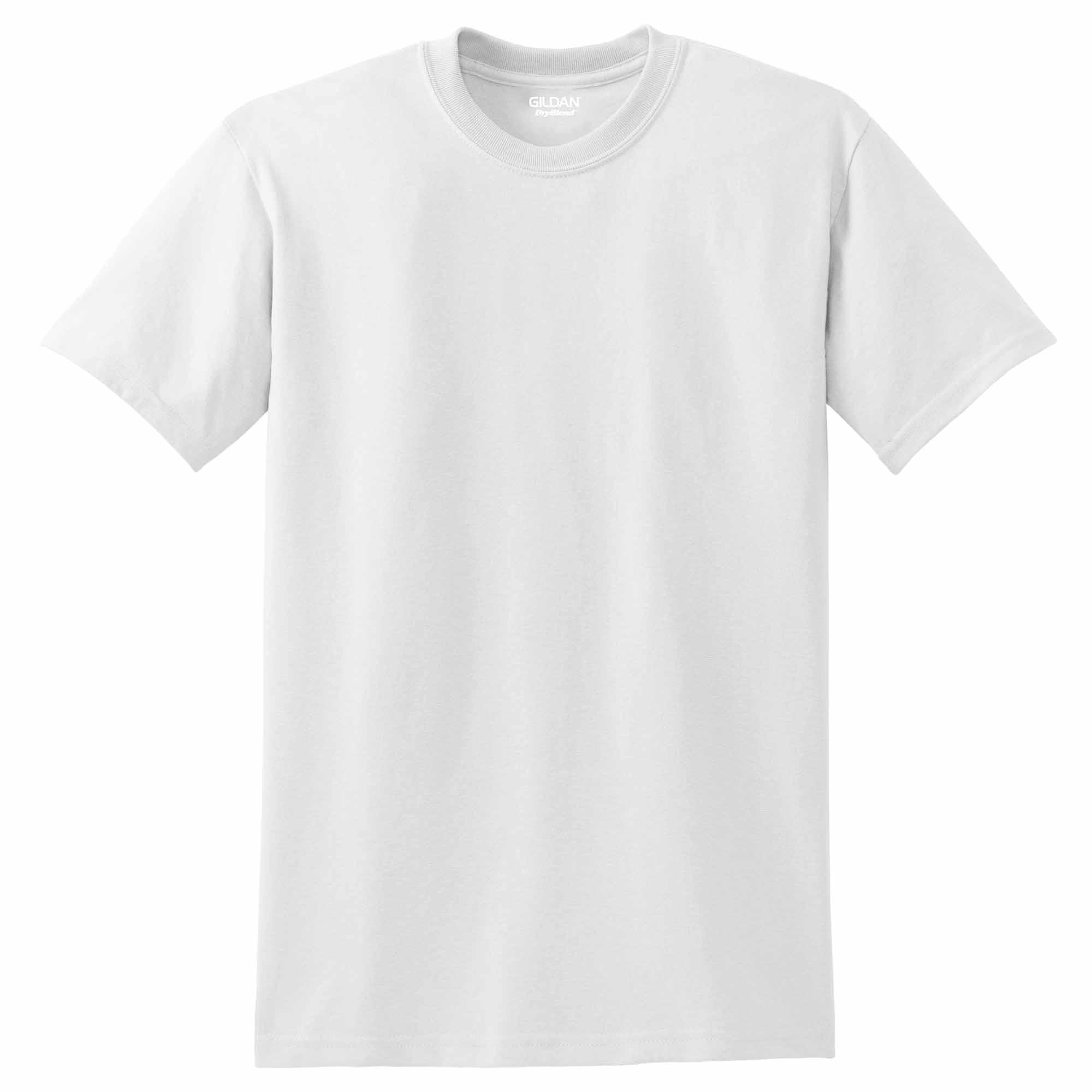 Gildan 8000 DryBlend T-Shirt - White | FullSource.com