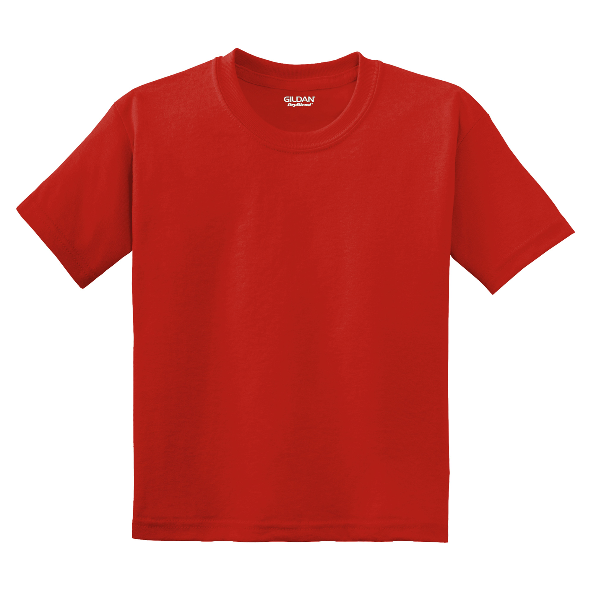Gildan 8000B Youth DryBlend T-Shirt - Red | Full Source