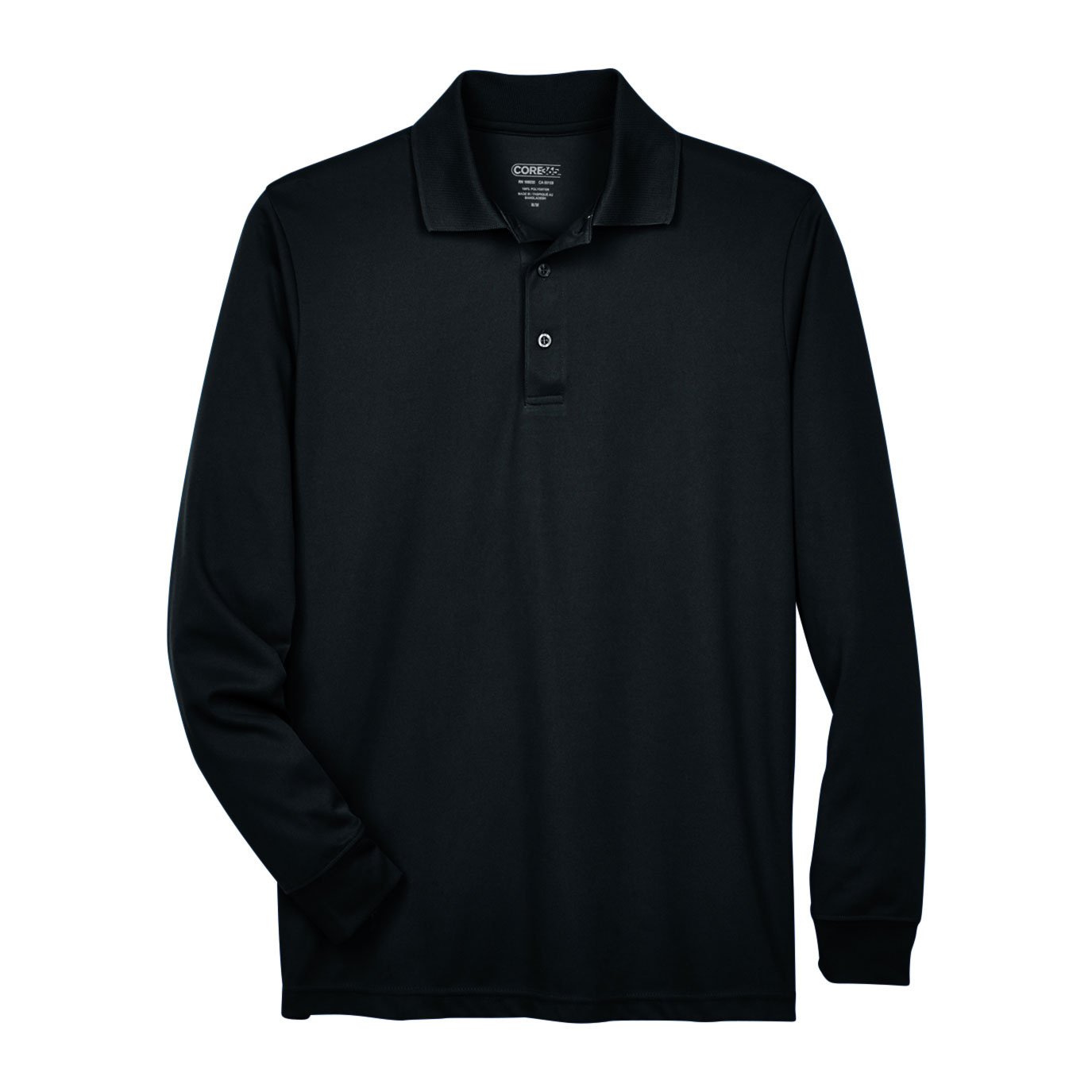 Core 365 88192 Men's Pinnacle Performance Long-Sleeve Pique Polo ...
