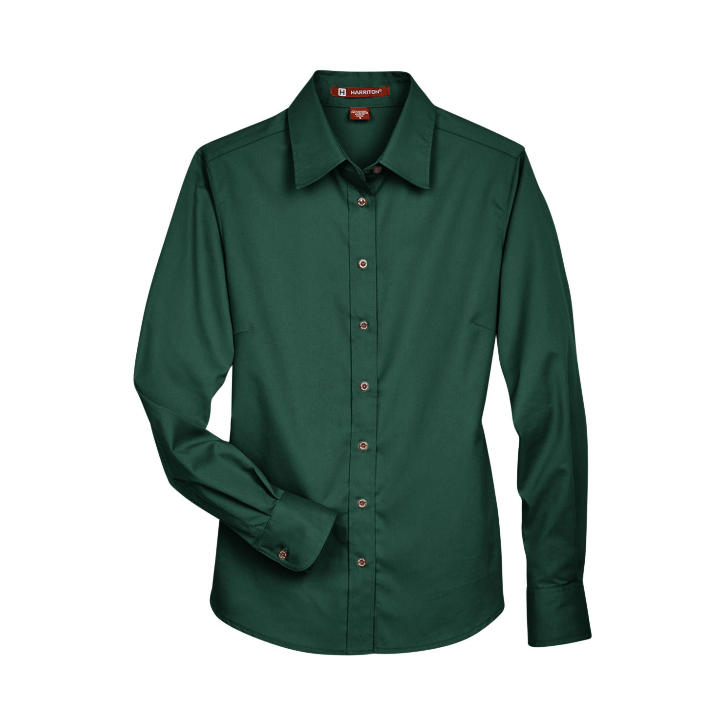 Harriton M500 Easy Blend Long-Sleeve Twill Shirt With Stain Release 9c5386ce 6683 423b 797157