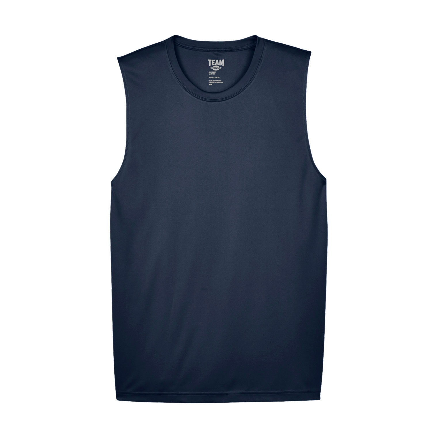 Team 365 TT11M Men's Zone Performance Muscle TShirt Sport Dark Navy Full Source