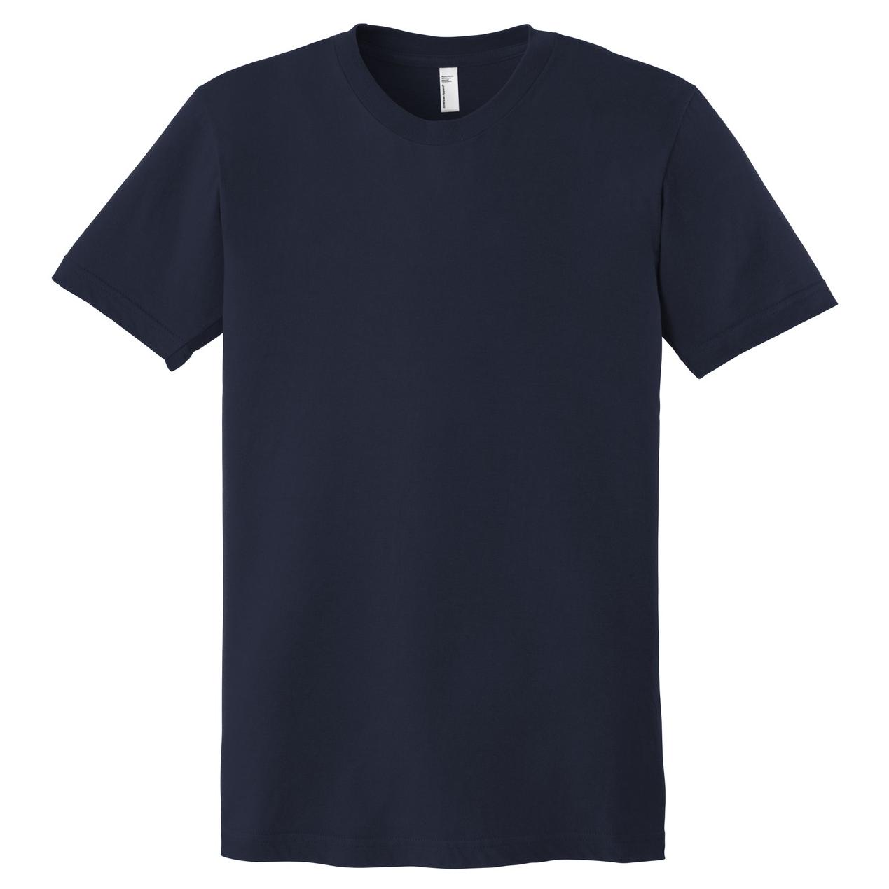 American Apparel 2001A USA Collection Fine Jersey T-Shirt - Navy | Full ...