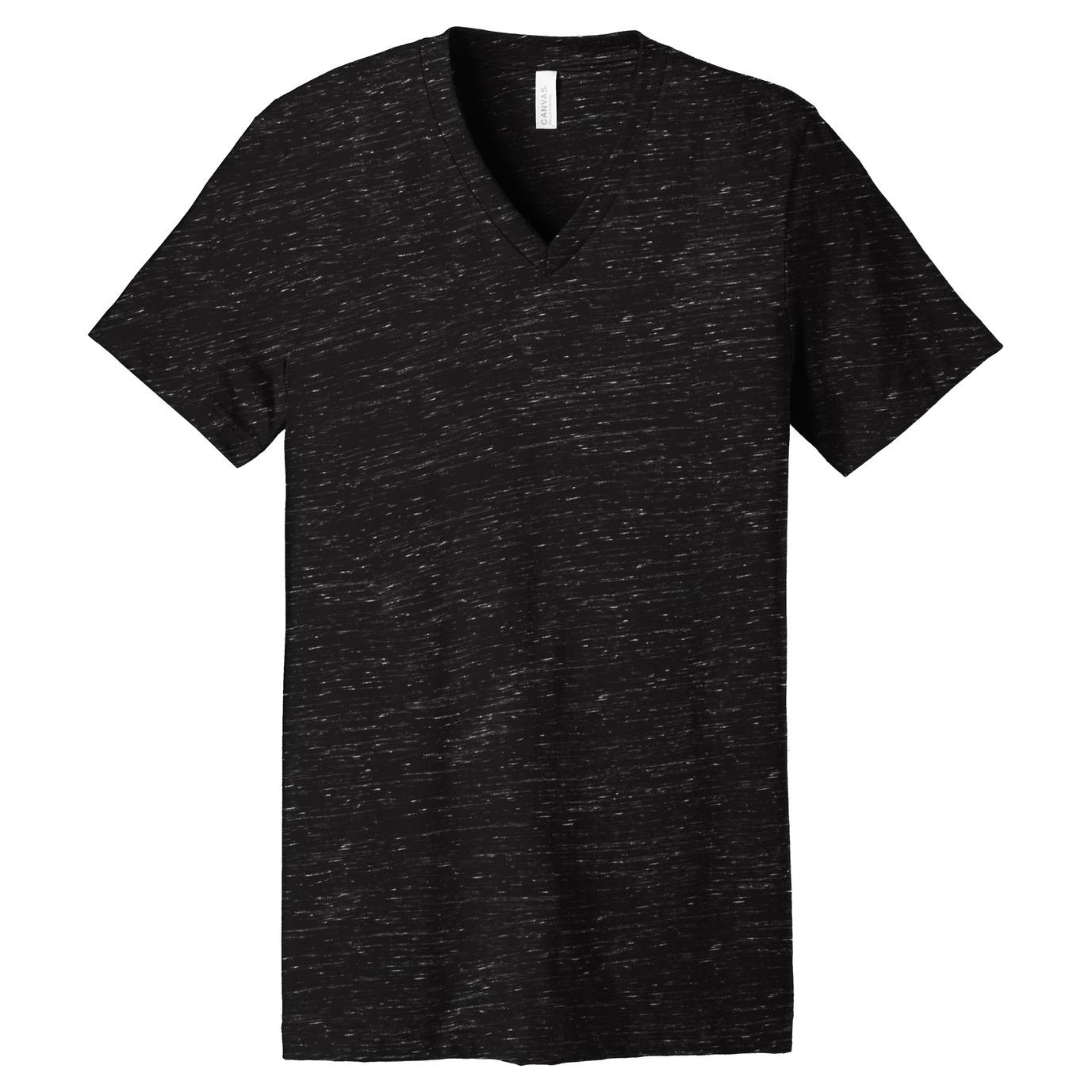 Bella + Canvas BC3005 Unisex Jersey Short Sleeve V-Neck Tee - Black ...