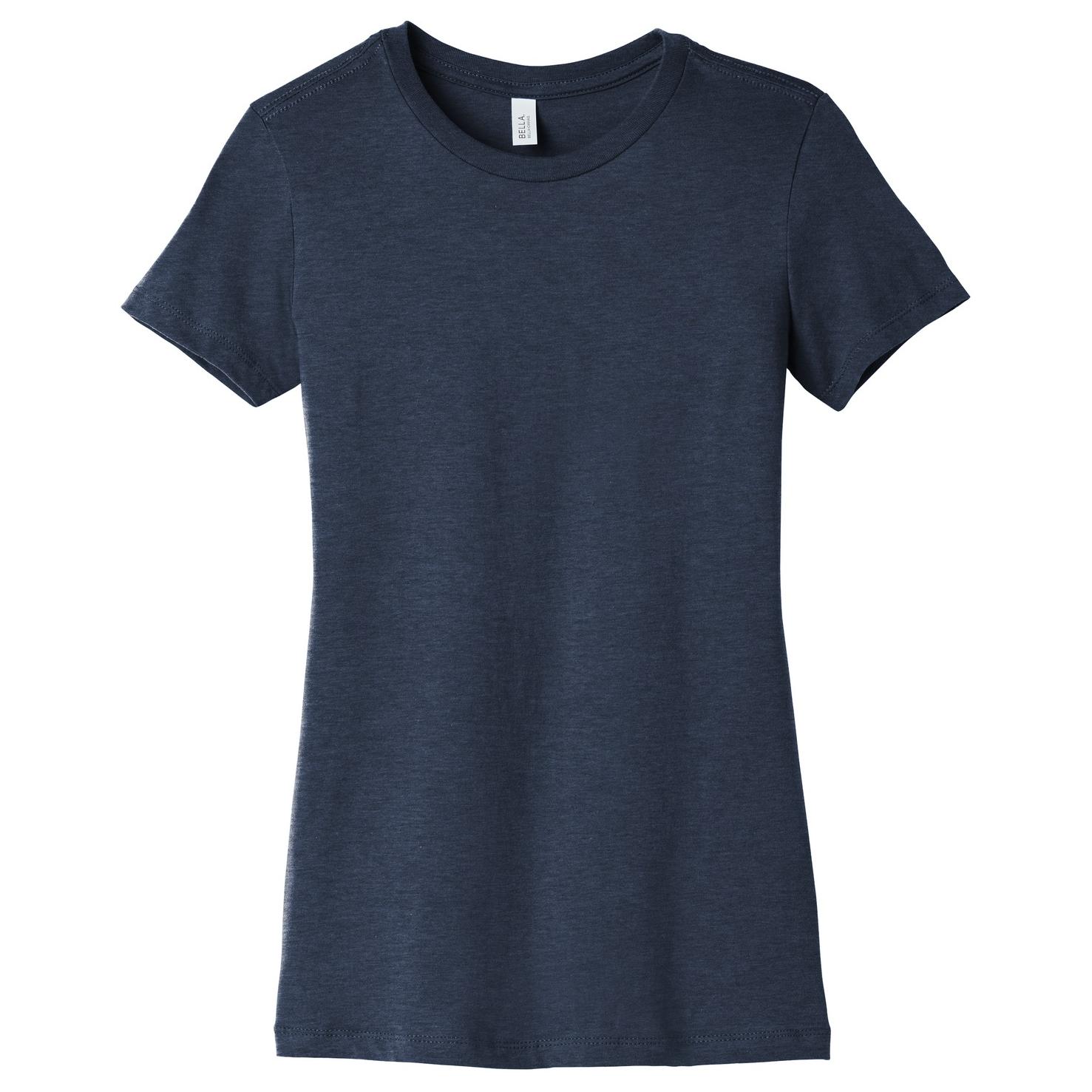 Bella + Canvas BC6004 Women's The Favorite Tee - Heather Navy | Full Source